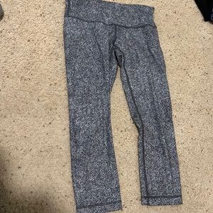 Lululemon wunder under crop leggings